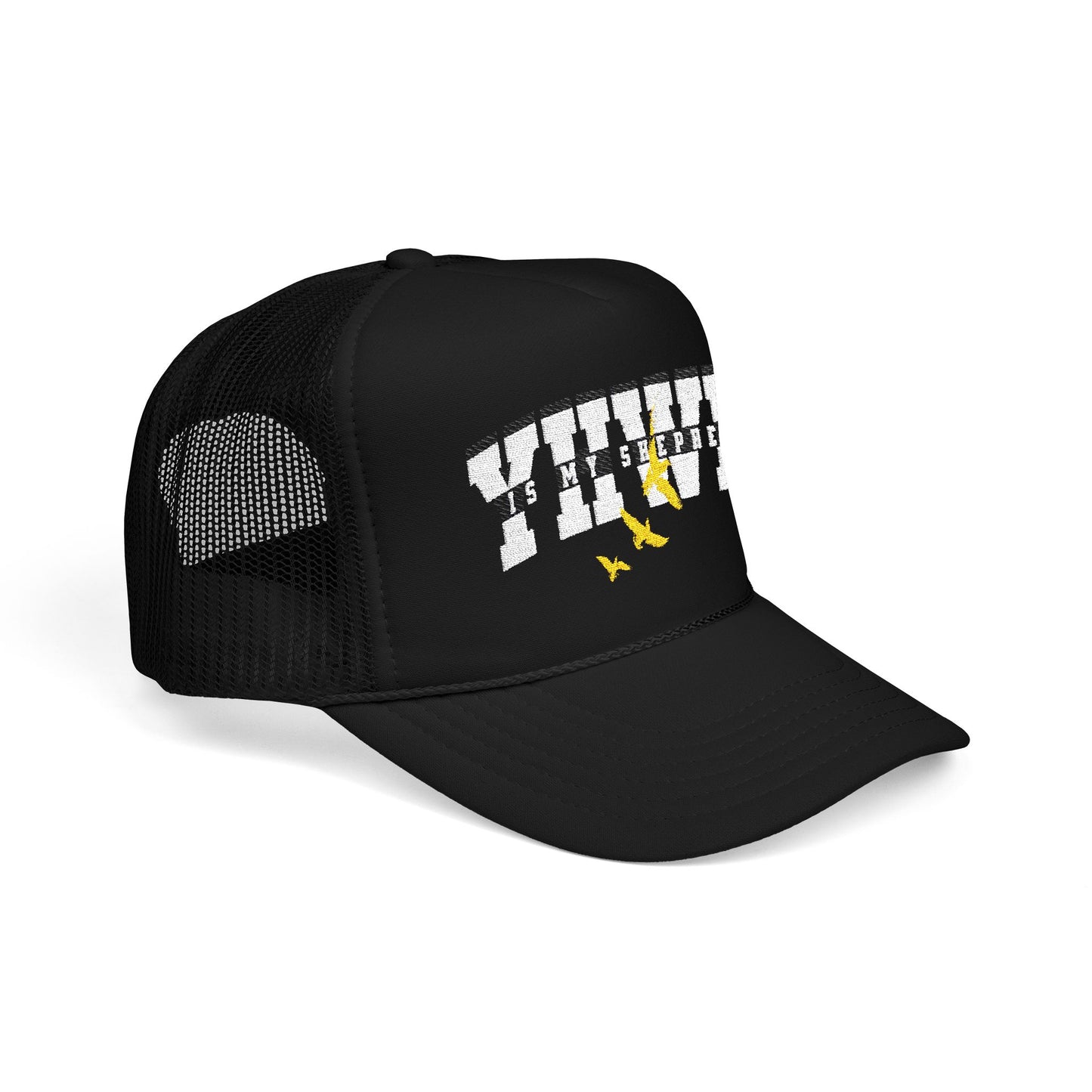 YHWH Is My Shepherd Cap, Religious Embroidered Trucker Hat