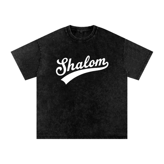 Shalom Washed Oversized Tee