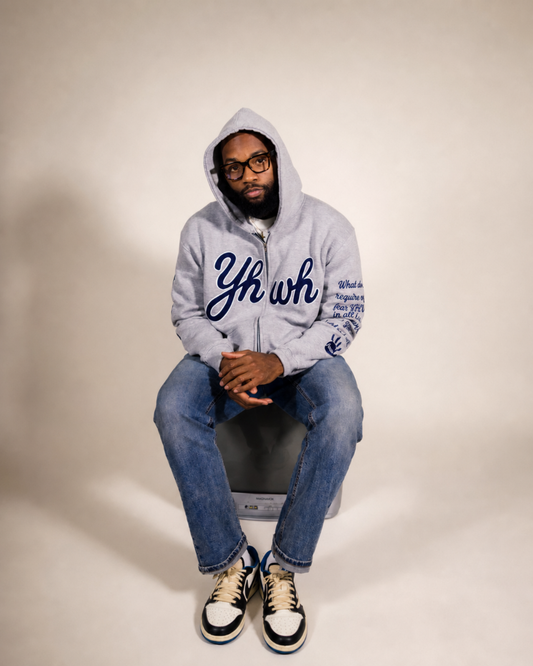YHWH "Faith & Works" Heavyweight Zip-Up Hoodie