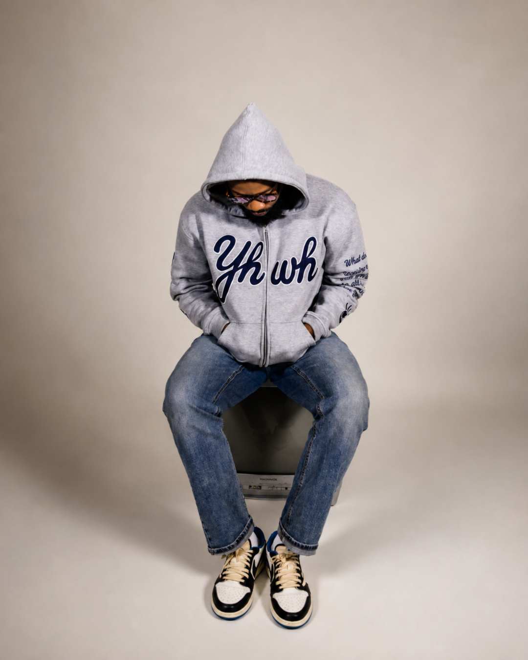 YHWH "Faith & Works" Heavyweight Zip-Up Hoodie
